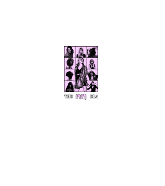 Taylor Swift ERAS lilac model negru pe tricou