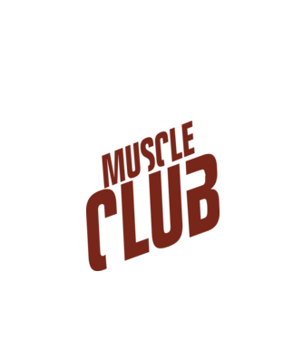 Muscle Club model negru pe tricou
