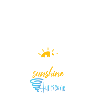 September Girls are Sunshine mixed with a little Hurricane model negru pe tricou