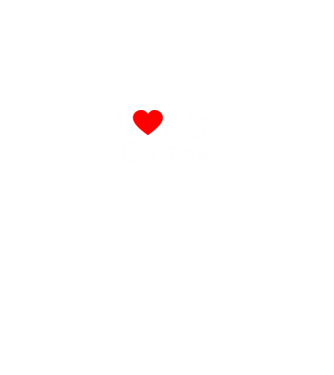 i ove my horse model negru pe tricou