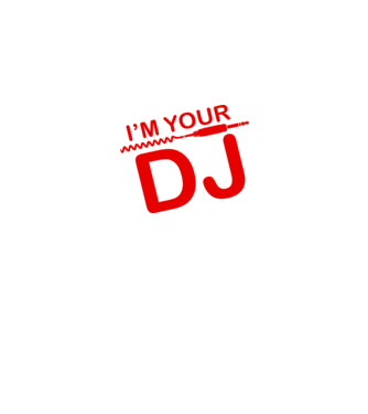 Im your DJ model negru pe tricou