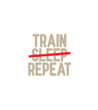 Train repeat model negru pe tricou