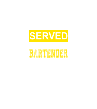 You just got served by the coolest bartender model negru pe tricou