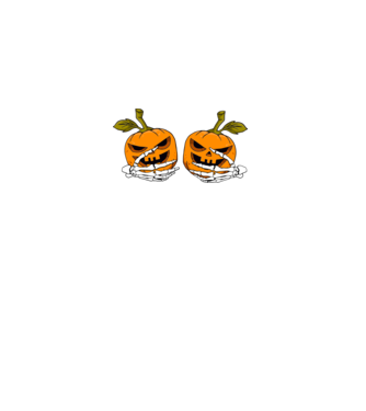 Pumpkin titts model negru pe tricou