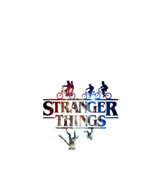 stranger things quote poster2 model alb pe tricou