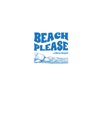 Beach please, e Marea Neagră! model alb pe tricou