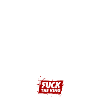 Fuck the king model negru pe tricou