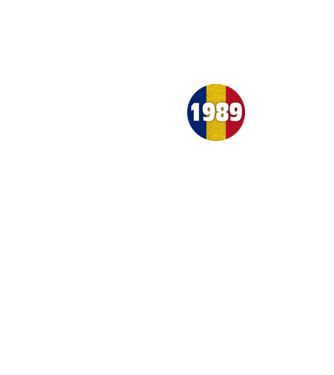 Made in 1989 model turcoaz pe tricou