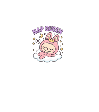 Nap Queen model roz deschis pe tricou