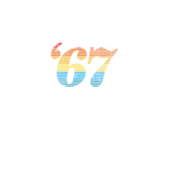 Retro Birthday 1967 model alb pe tricou