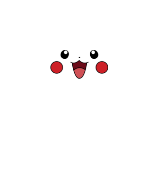 Pikachu model gri pe tricou