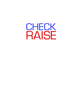 Check Raise model negru pe tricou