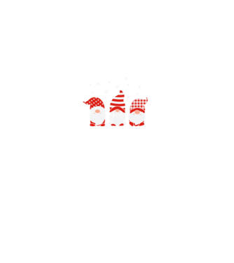 Xmas gnomes model negru pe tricou