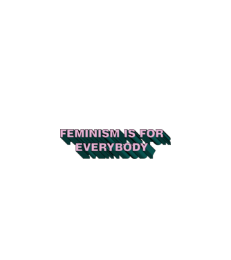 Feminismul este pentru toată lumea model negru pe tricou