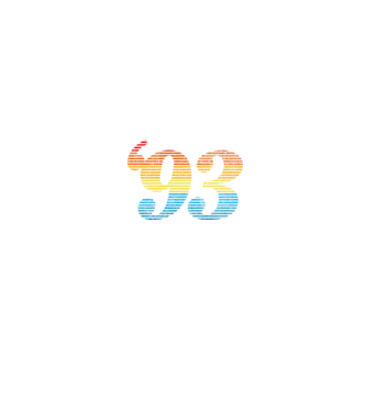 Retro Birthday 1993 model alb pe tricou