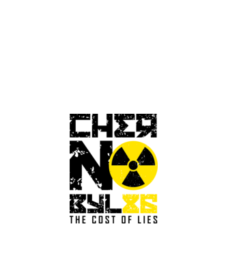'Chernobyl ''86' model roșu pe tricou