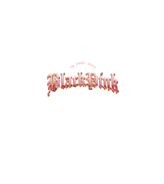 BLACPINK in your area model negru pe tricou