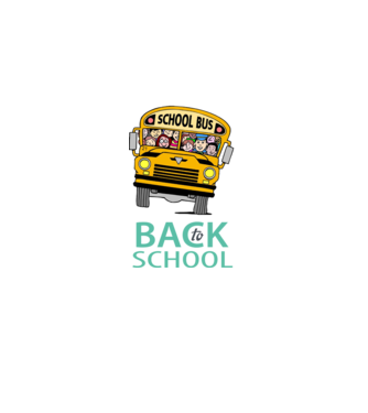 Back to school bus model negru pe tricou
