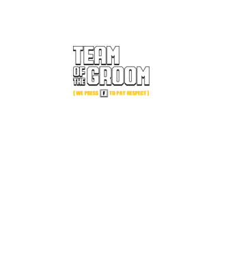 Team of the Groom model negru pe tricou