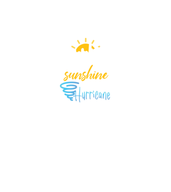 September Girls are Sunshine mixed with a little Hurricane model negru pe tricou