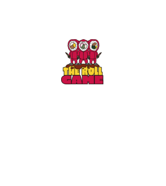 the roll game squid game model alb pe tricou