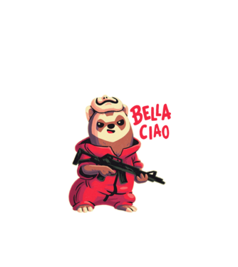 bella ciao rebel model negru pe tricou