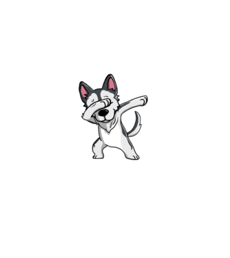 Husky DAB model verde închis pe tricou
