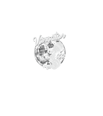 Zodiac femeie VĂRSĂTOR retro model negru pe tricou
