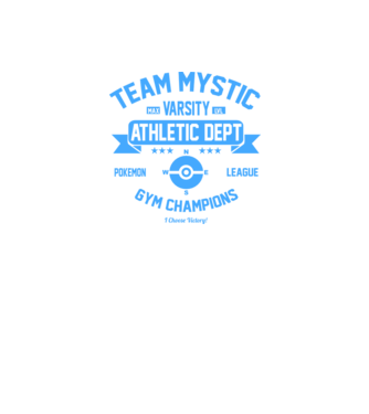 Mystic champions model negru pe tricou