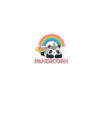 PANDICORN model liliachiu pe tricou