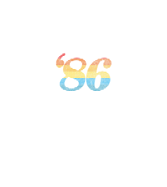 Retro Birthday 1986 model alb pe tricou