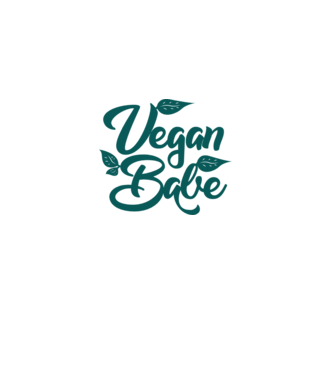 Vegan Babe model alb pe tricou