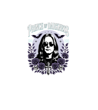 Prince of Darkness model turcoaz pe tricou