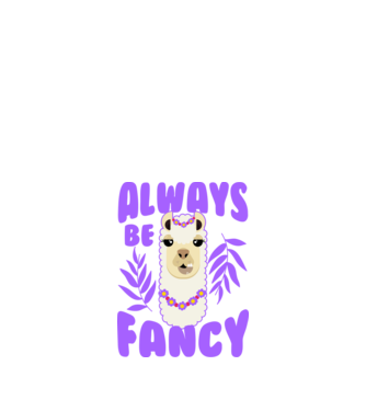 Always be fancy model negru pe tricou
