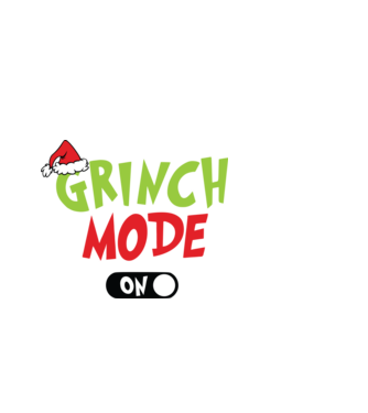 Grinch Mode model albastru deschis pe tricou