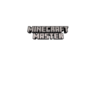 Minecraft Master model gri închis pe tricou