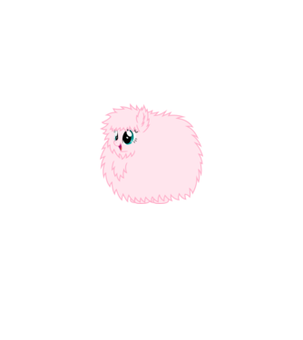 Fluffle Puff model alb pe tricou