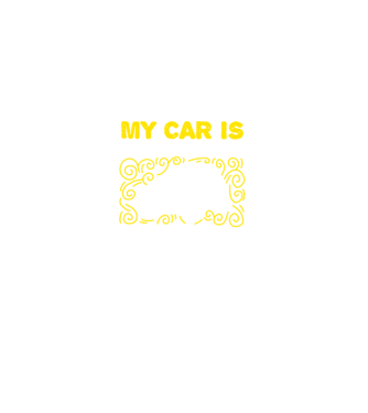 My car is older than me and I love it model negru pe tricou
