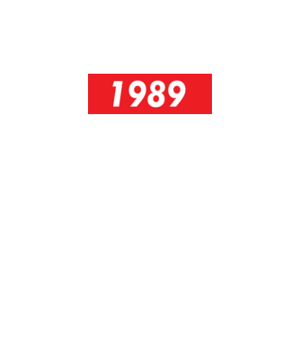 Supreme Birthday 1989 model negru pe tricou