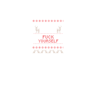 Merry go f-ck yourself model negru pe tricou