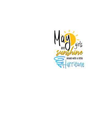 May Girls are Sunshine mixed with a little Hurricane model galben neon pe tricou