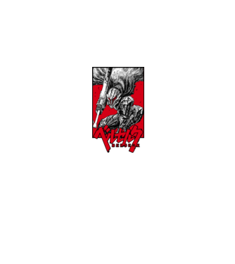 Berserk Guts model albastru jeanși pe tricou