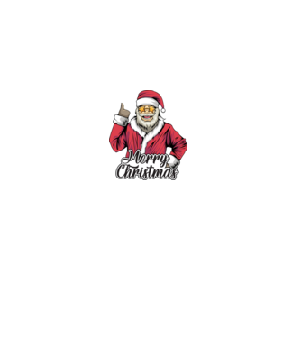 Merry christmas Santa model albastru închis pe tricou