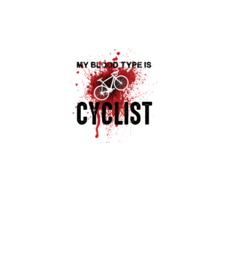My blood type model alb pe tricou