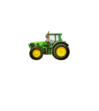 TRACTOR model roz deschis pe tricou
