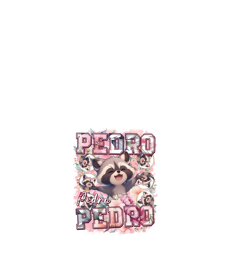 Girly Pedro model alb pe tricou