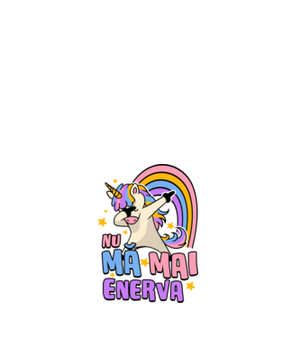 Nu mă mai enerva model alb pe tricou
