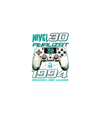 Nivel finalizat 30 1995 model negru pe tricou