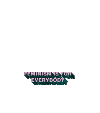 Feminismul este pentru toată lumea model alb pe tricou