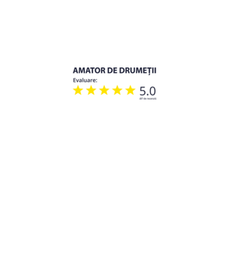 amator de drumeții evaluare model alb pe tricou